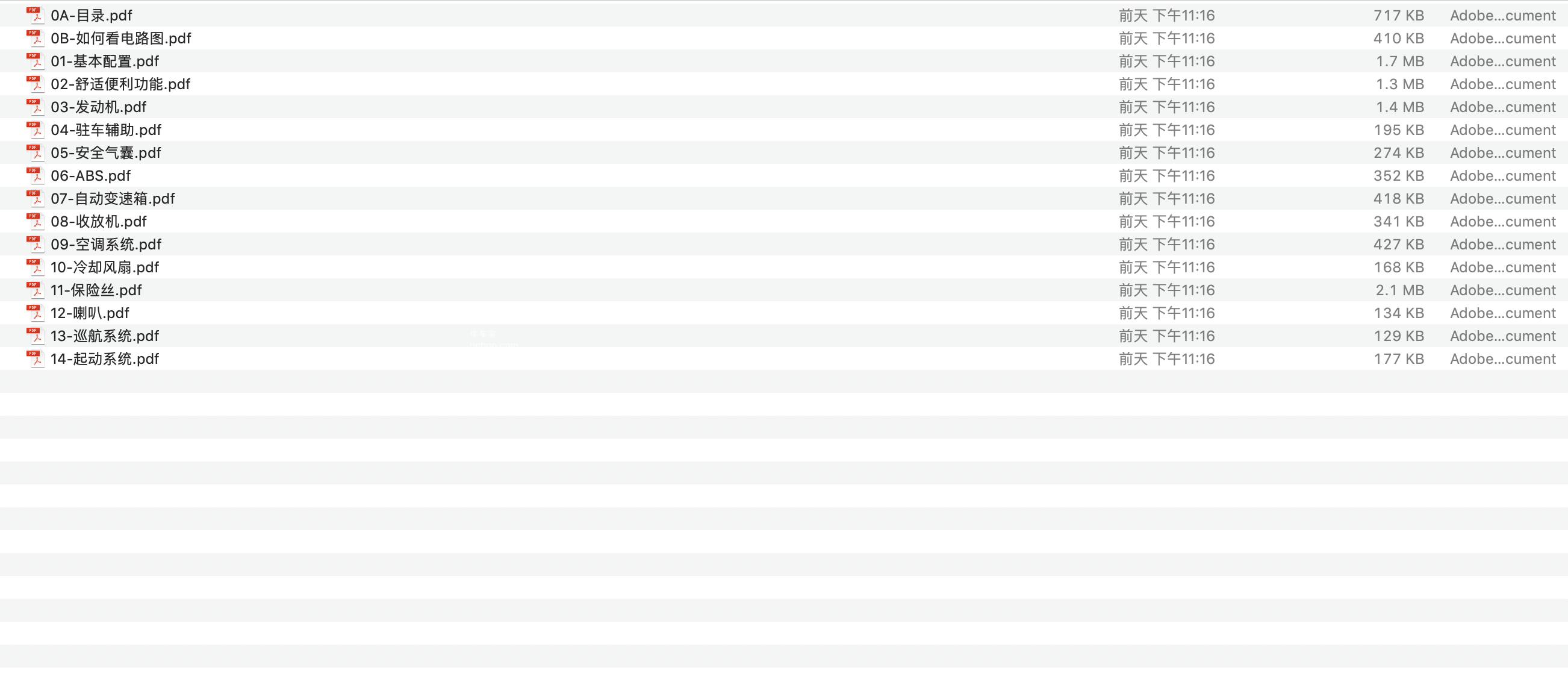 2013款莲花L3全车电路图下载