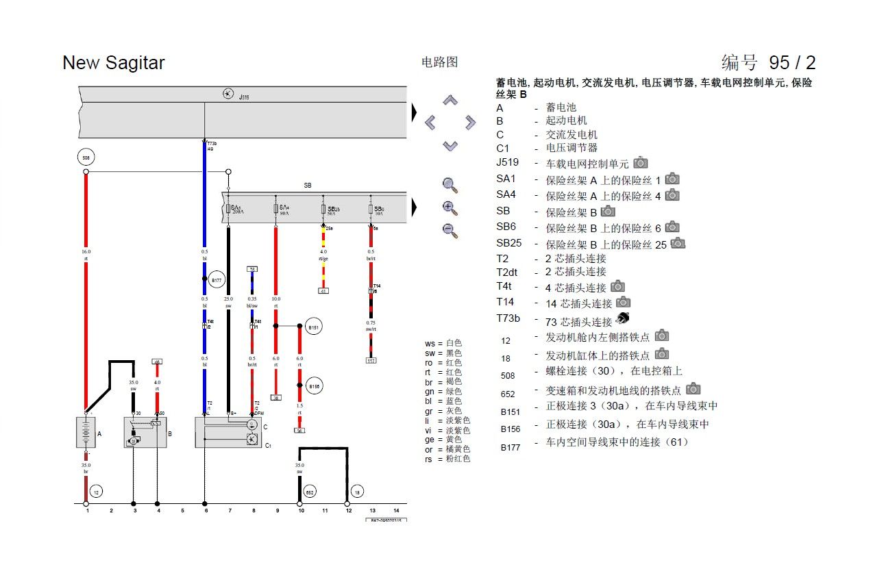 2015款一汽大众速腾全车电路图维修手册下载