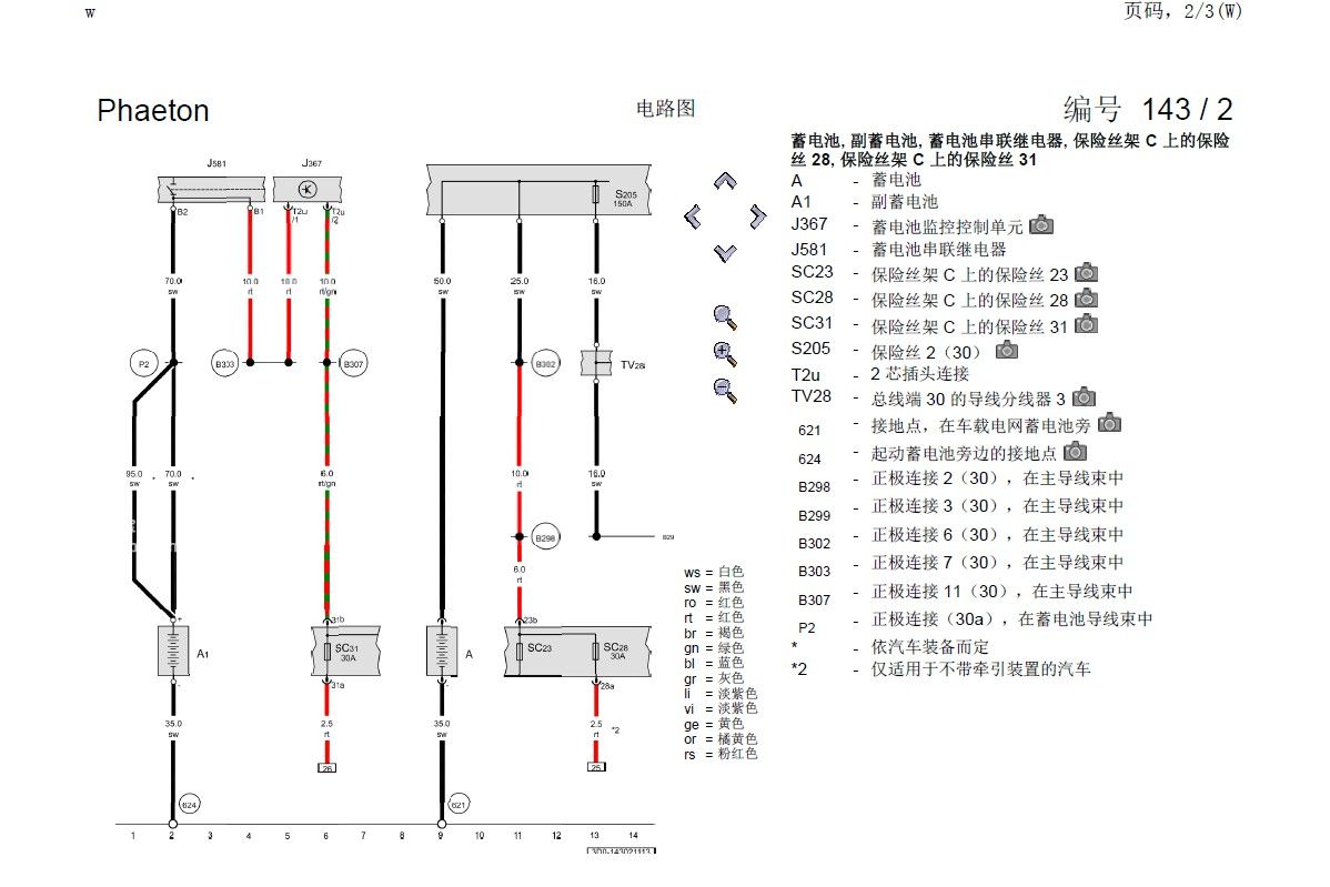 2016--2002大众进口辉腾全车电路图手册下载