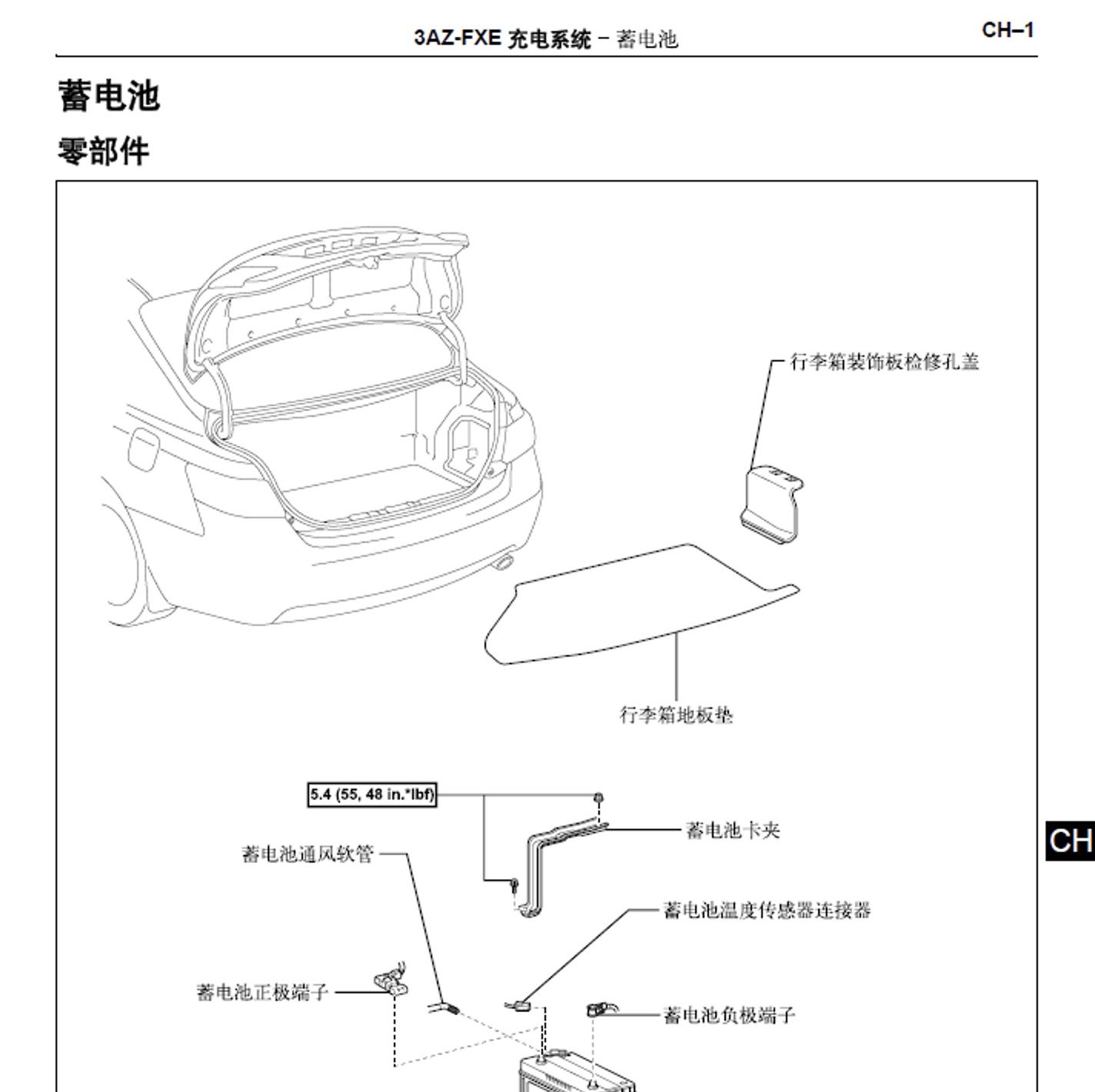 2010-2011款丰田凯美瑞混合动力维修手册和电路图下载