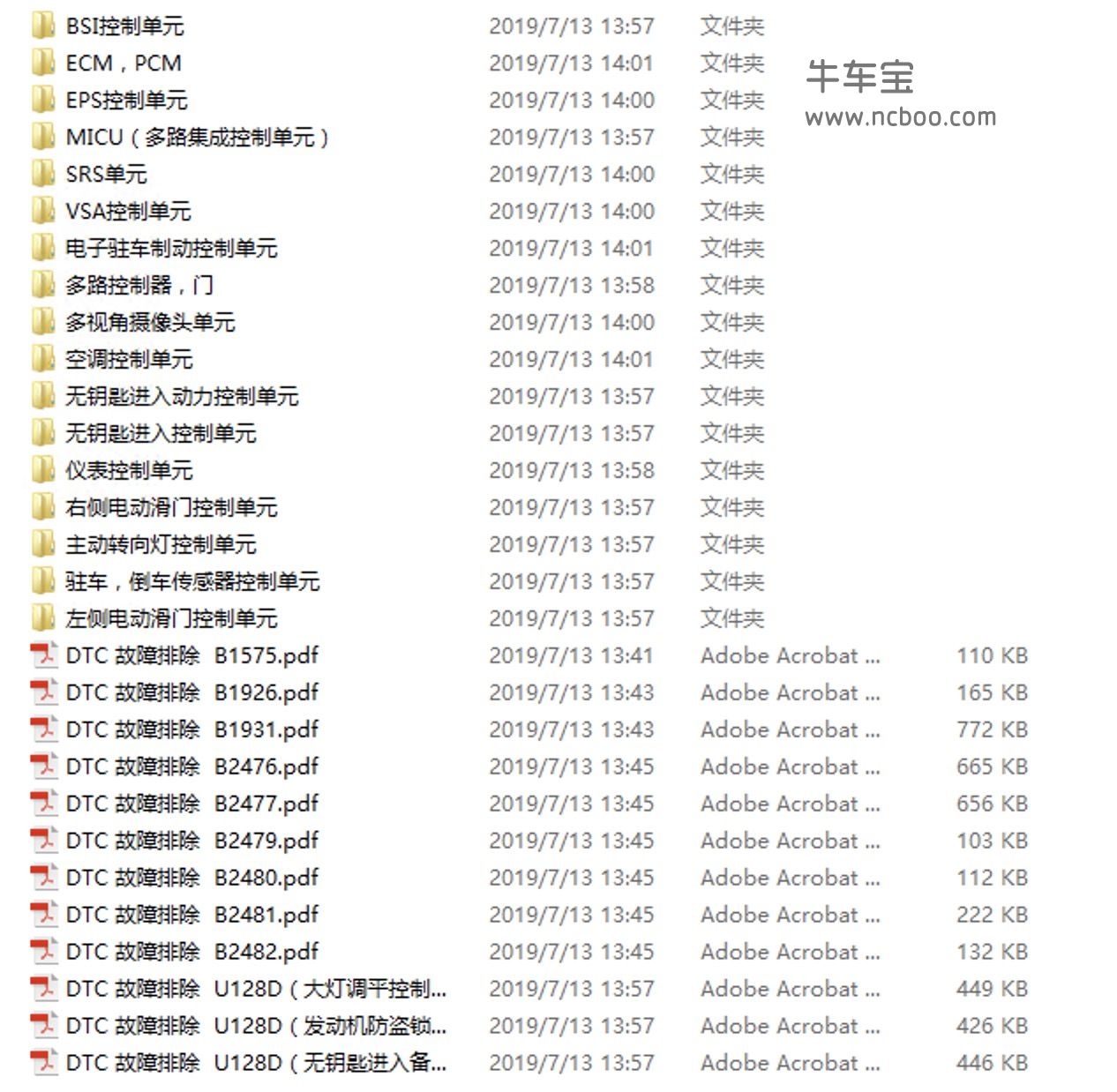 2017-2019款广汽本田奥德赛全系维修手册和电路图(含故障码)