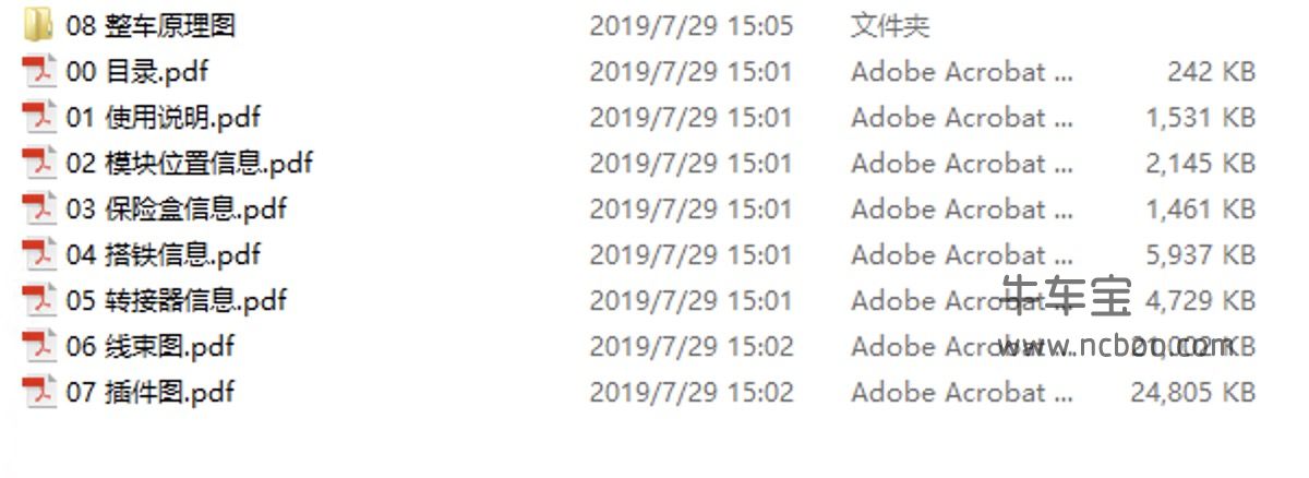 2017-2018款WEY VV7原厂维修手册和电路图下载