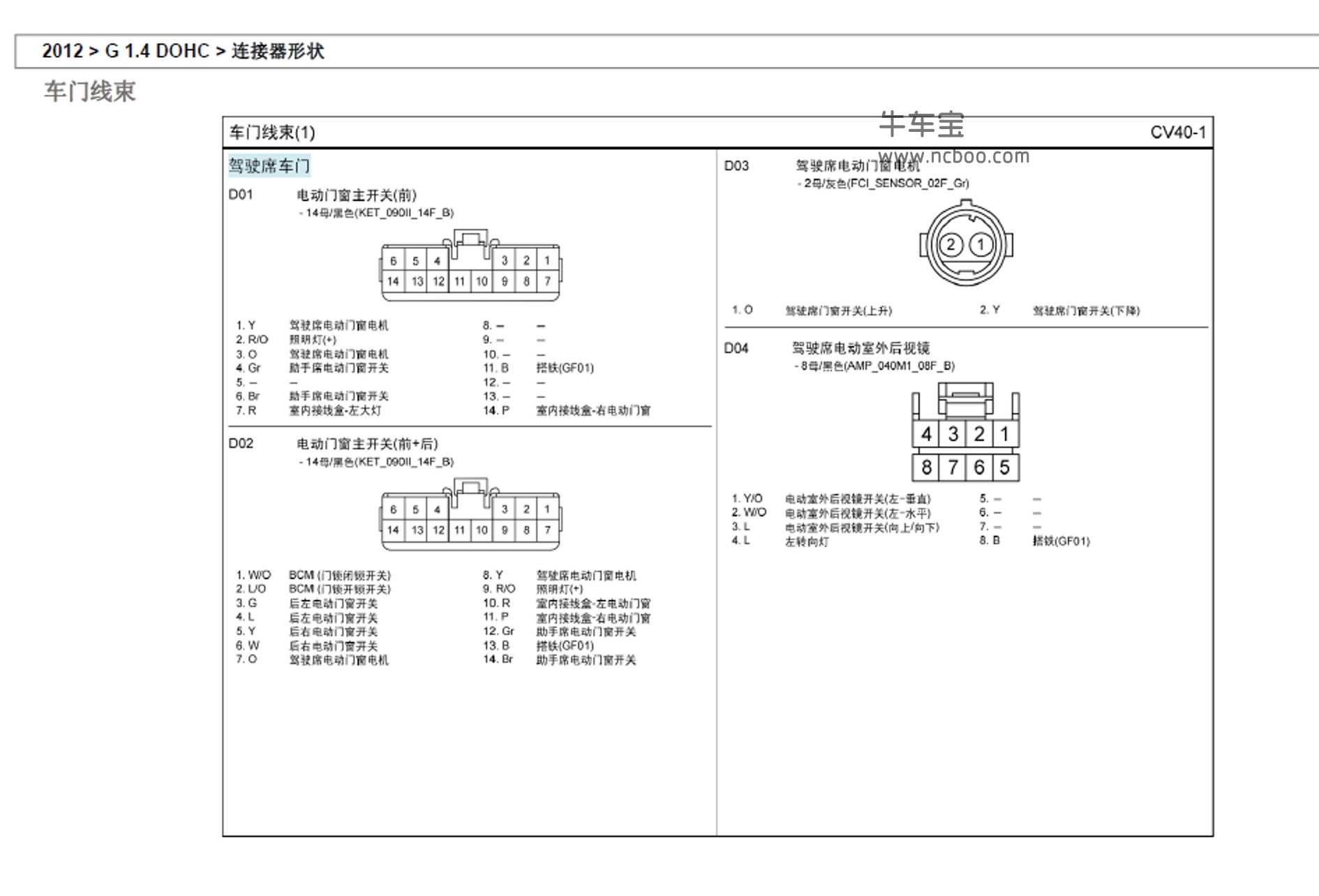 2011-2012款起亚K2原厂维修手册和电路图1.4L1.6L