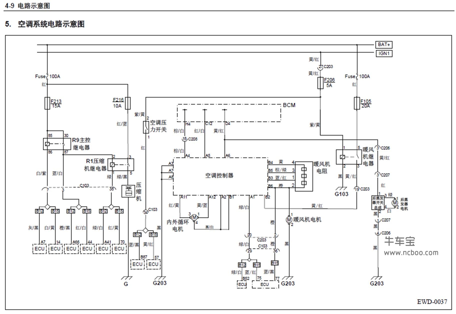 2013-2014款五菱宏光S(CN112)原厂维修手册和电路图资料