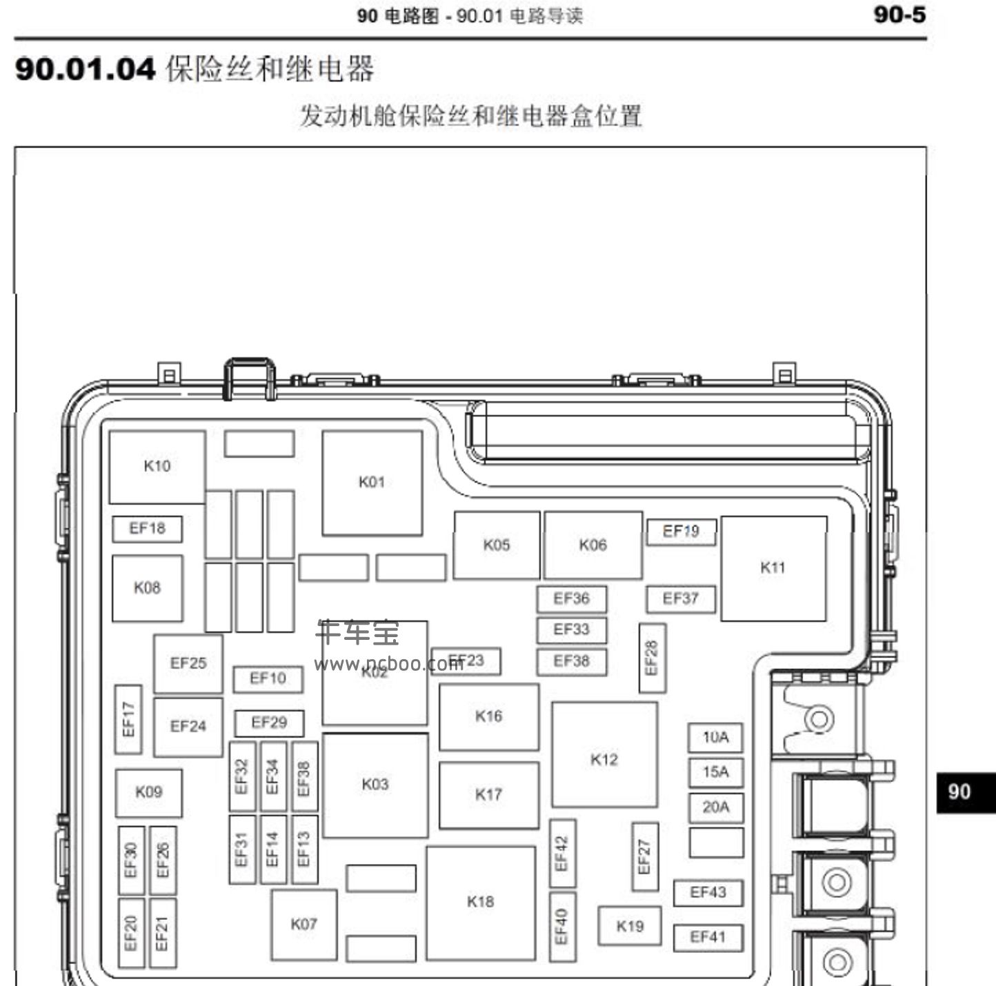 2016-2018款北汽威旺S50原厂电路图手册下载