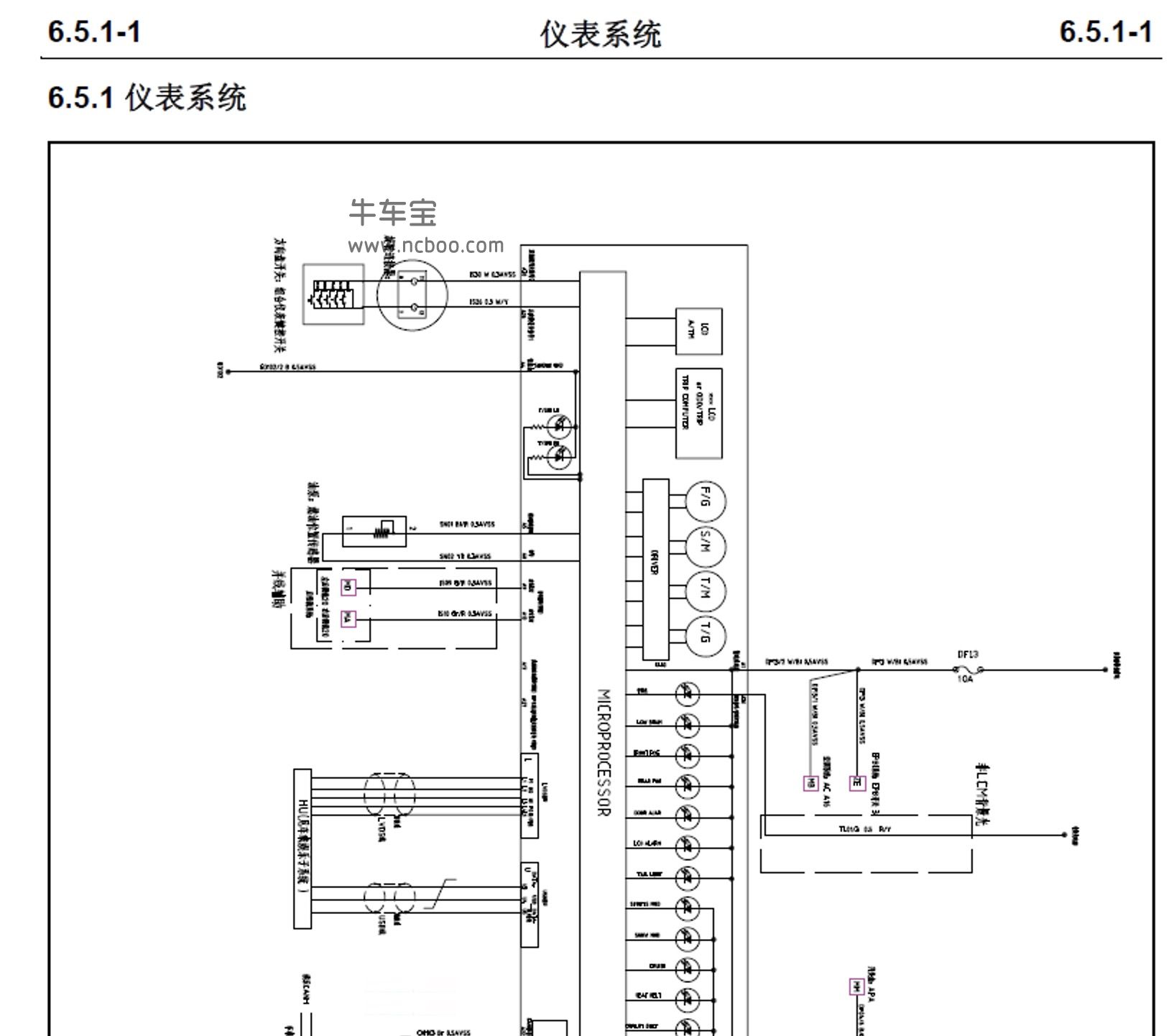 2018-2019款长安CS75原厂电路图手册下载