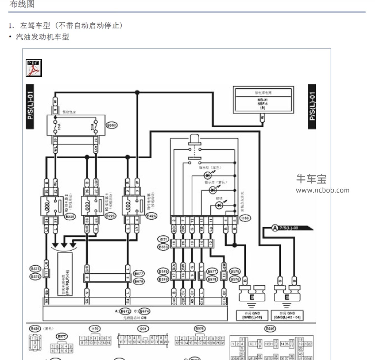 2013-2015款斯巴鲁翼豹XV柴油机原厂维修手册和电路图下载