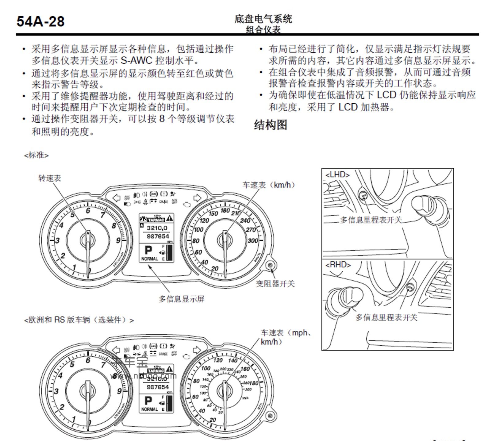 2009款三菱蓝瑟原厂维修手册和电路图资料下载