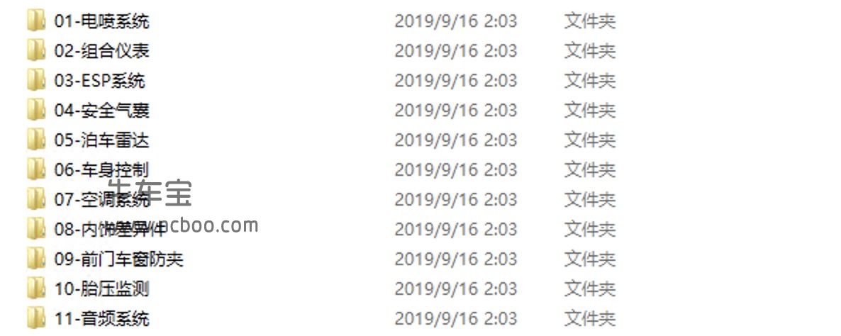 2016-2018款奇瑞瑞虎3原厂维修手册和电路图资料下载