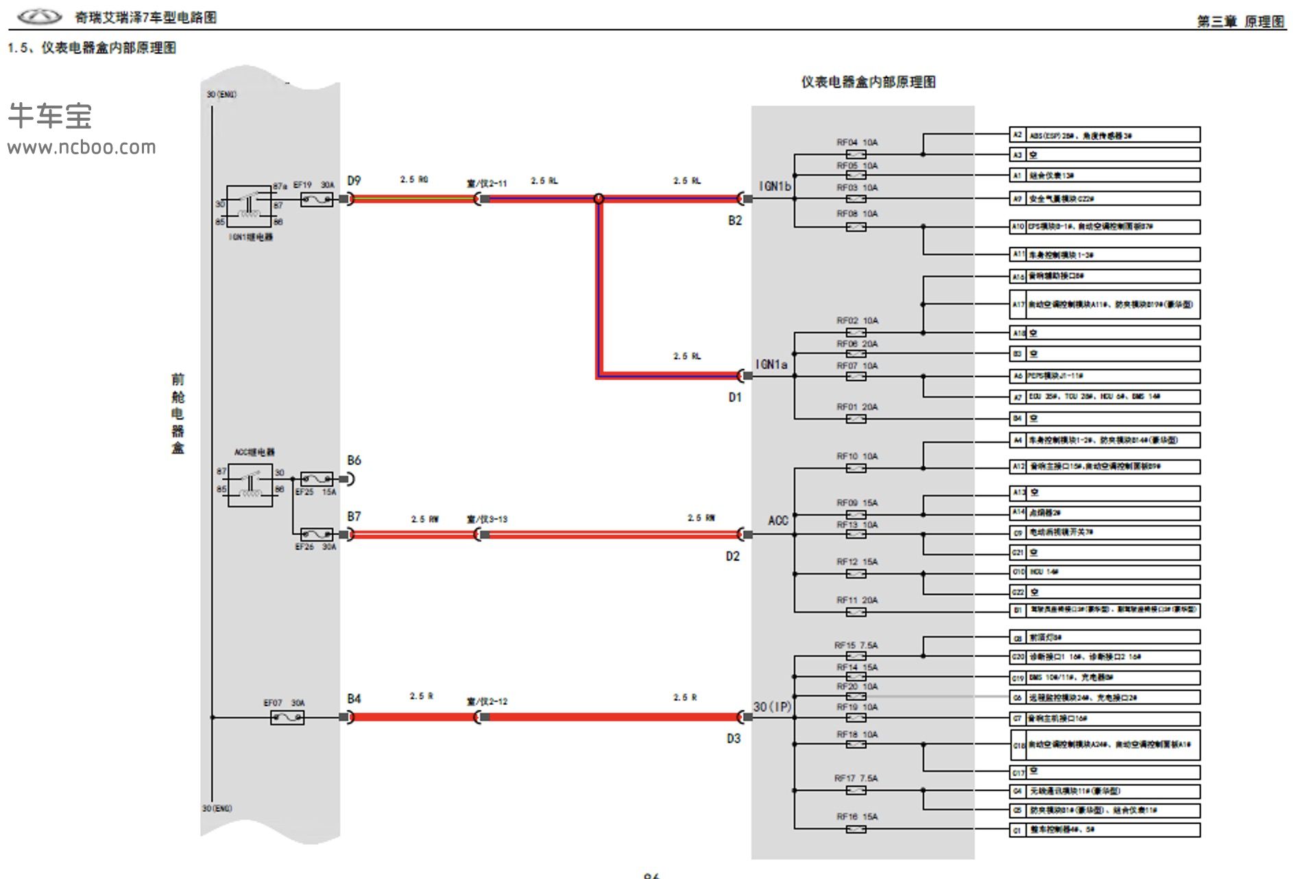 2017-2019款奇瑞艾瑞泽7PHEV(新能源)混动原厂维修手册和电路图