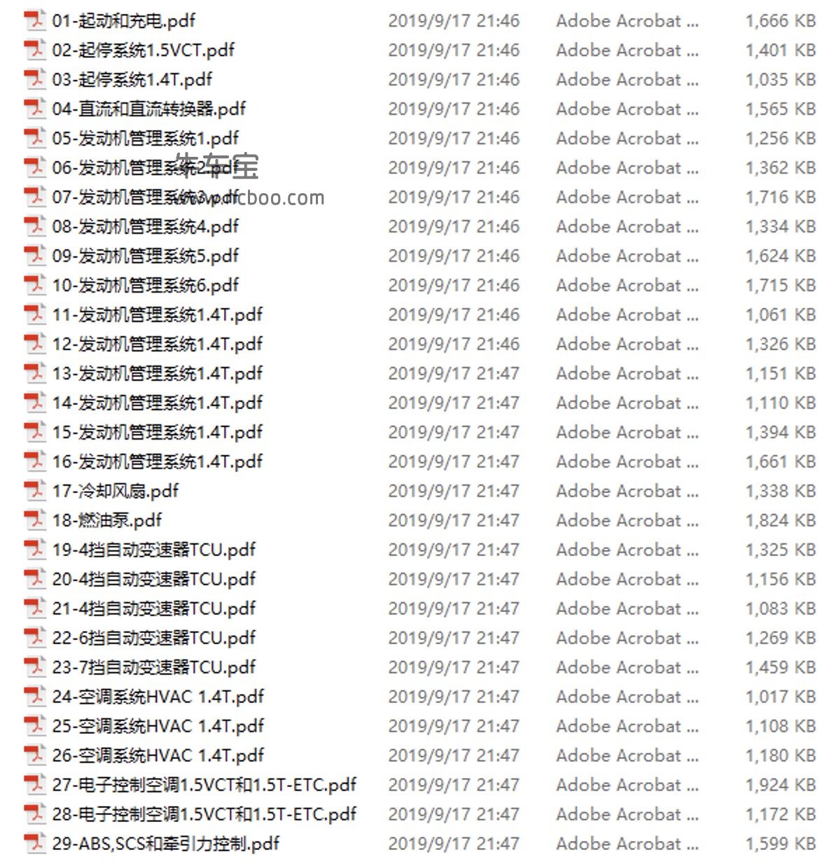 2014-2016款名爵GT锐行原厂维修手册和电路图资料下载