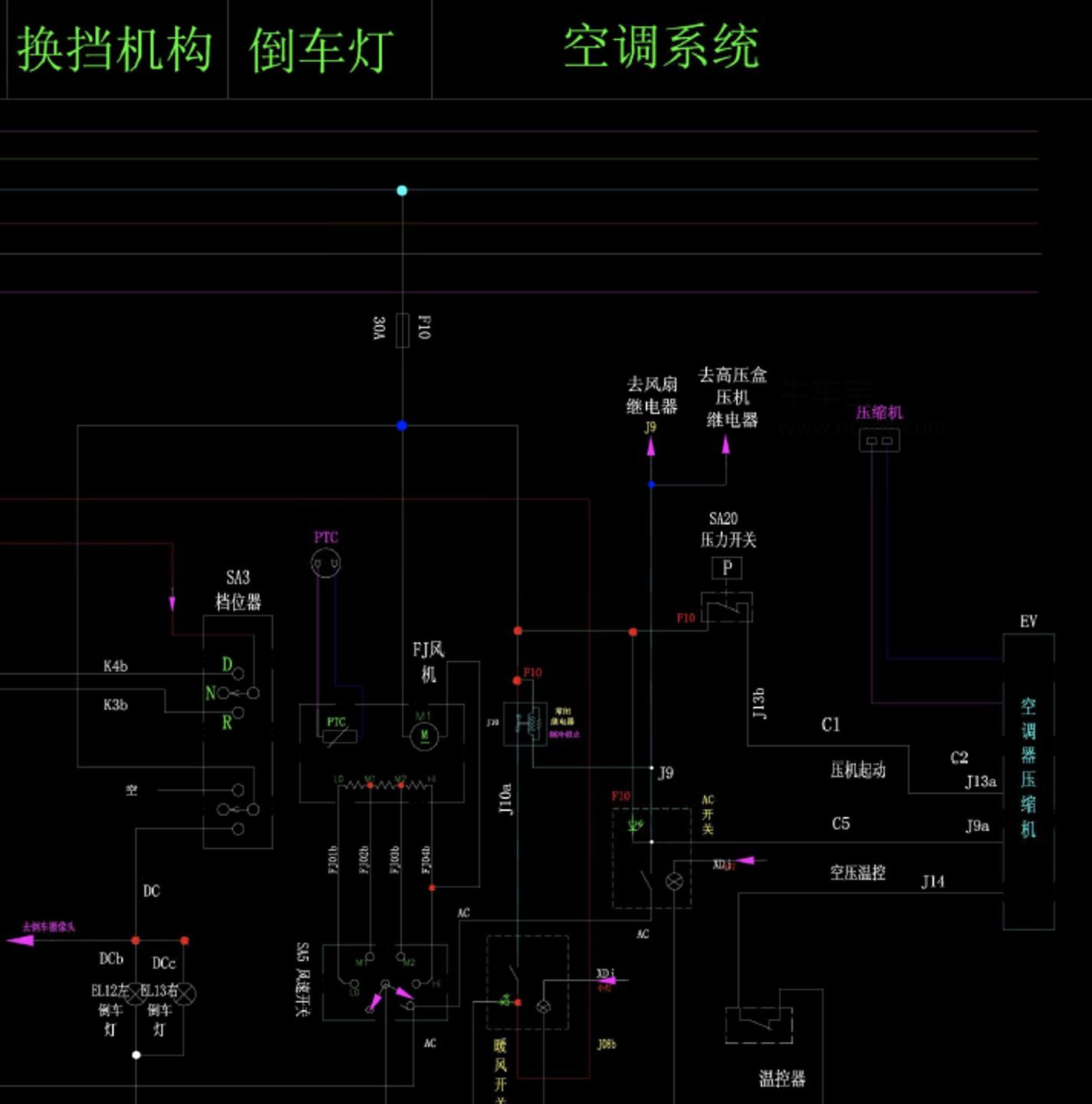 2017-2018款华泰EV160(新能源)电路图资料下载