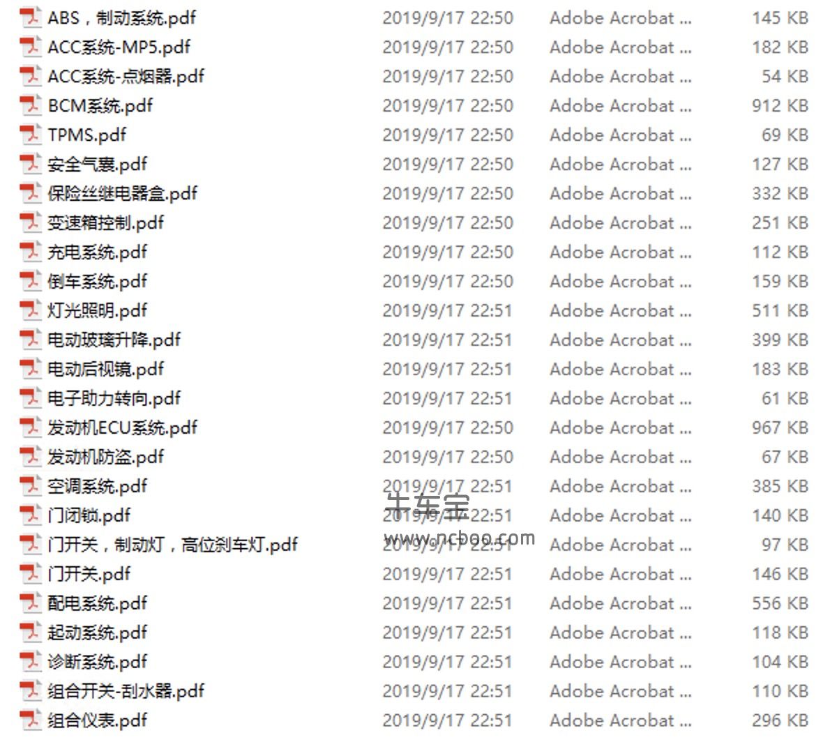 2013-2016款江淮和悦A30原厂电路图资料下载