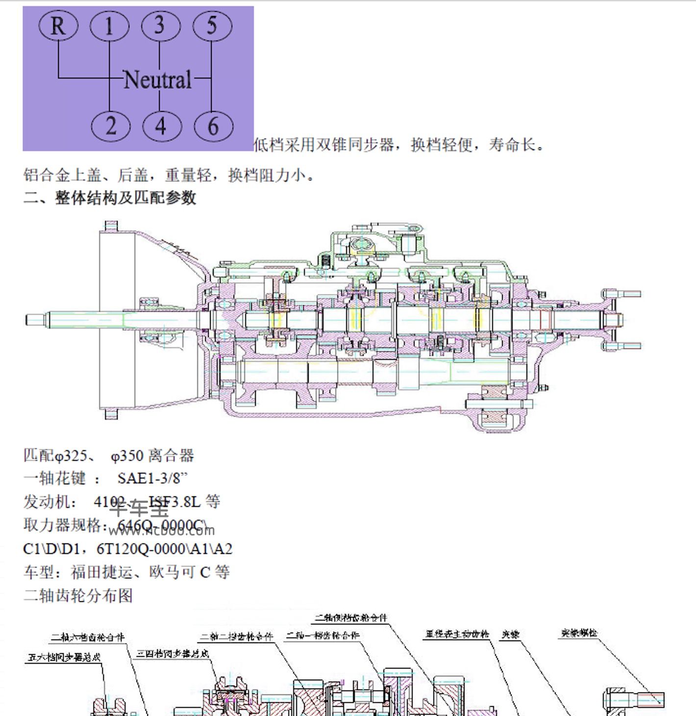 大运风驰C载货车(DYQ5160CCYD5AC)原厂维修手册下载