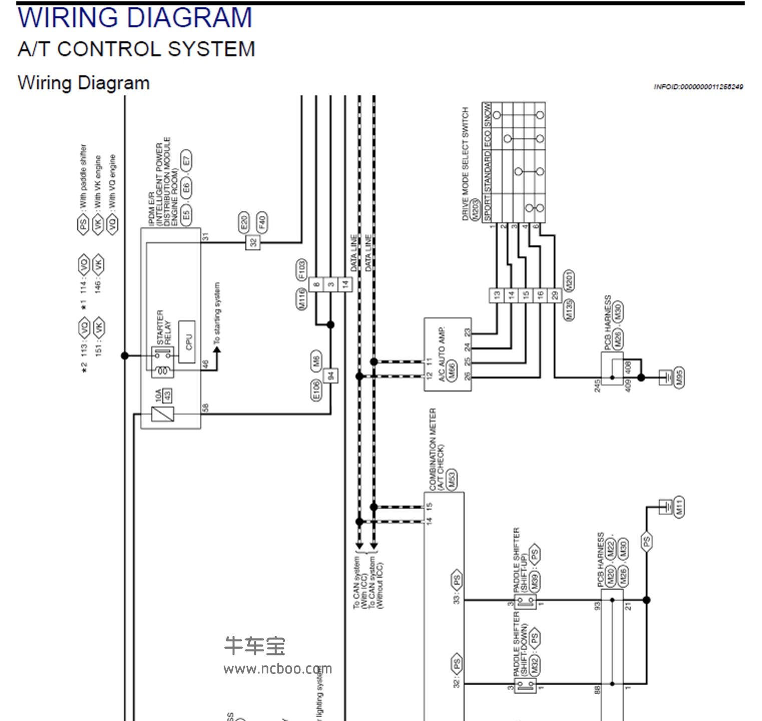 2014-2015款英菲尼迪Q70原厂维修手册含电路图[英文]