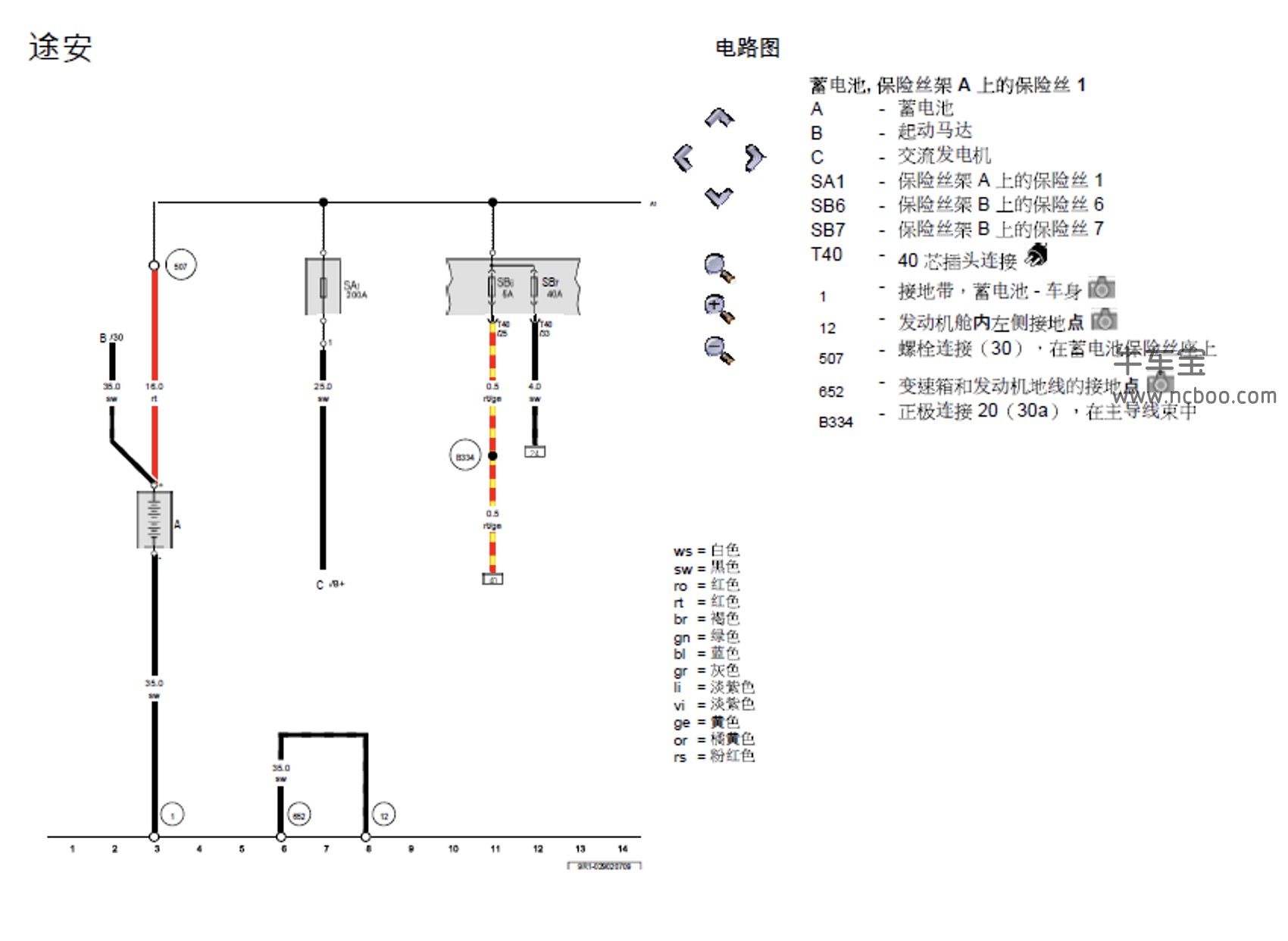 2010-2012款大众途安原厂维修手册和电路图资料下载