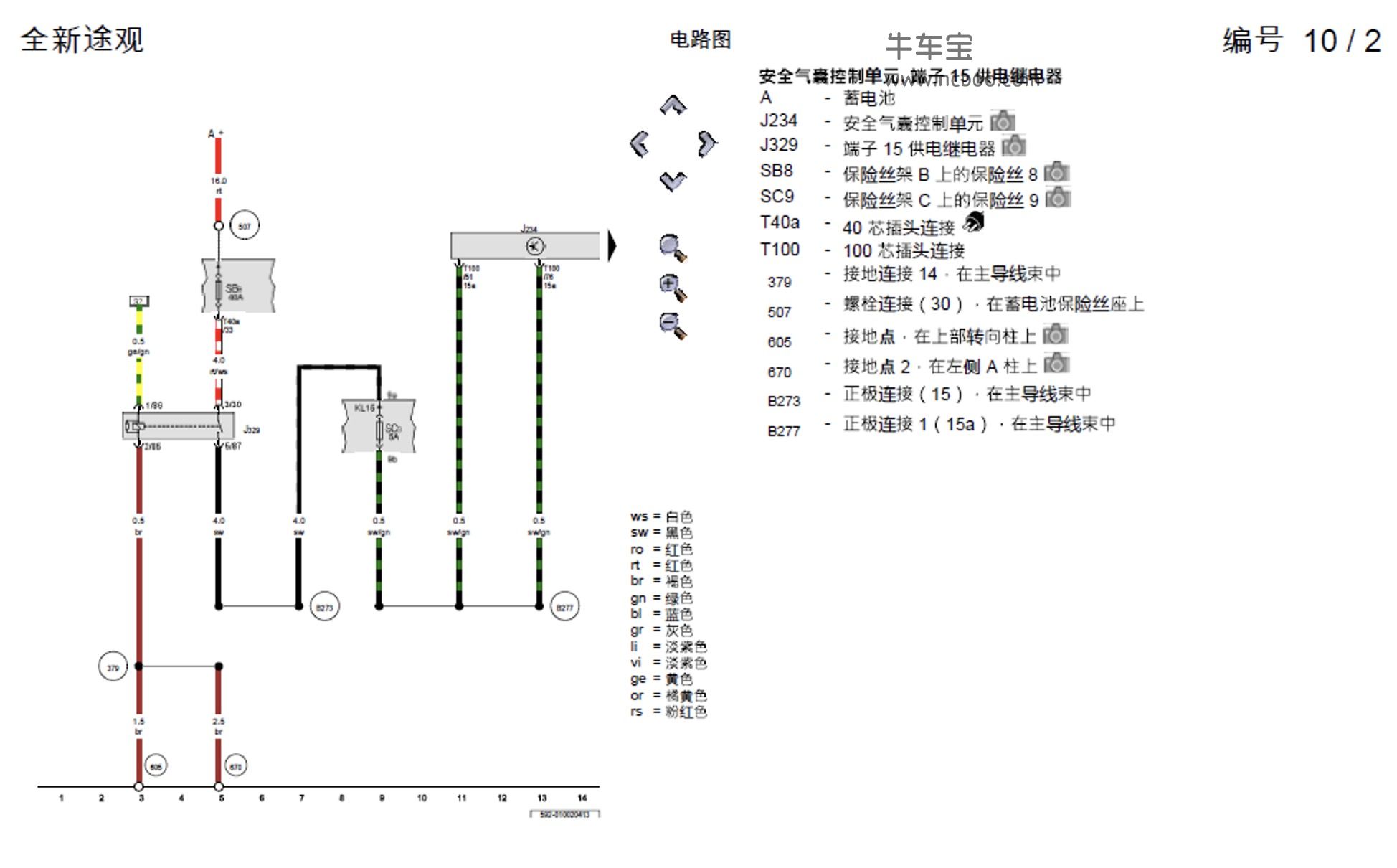 2013-2015款大众途观1.8T原厂维修手册和电路图下载