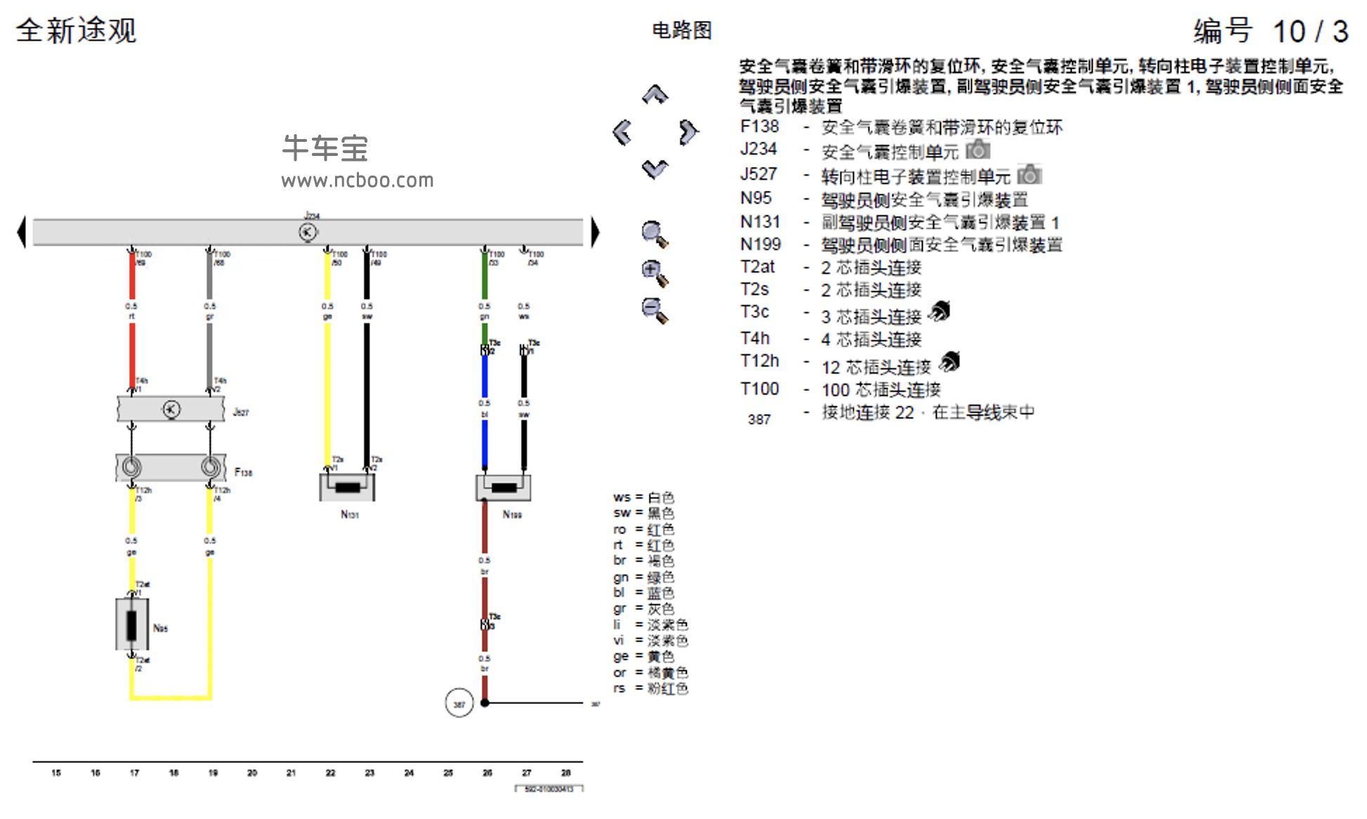 2013-2015款大众途观1.8T原厂维修手册和电路图下载