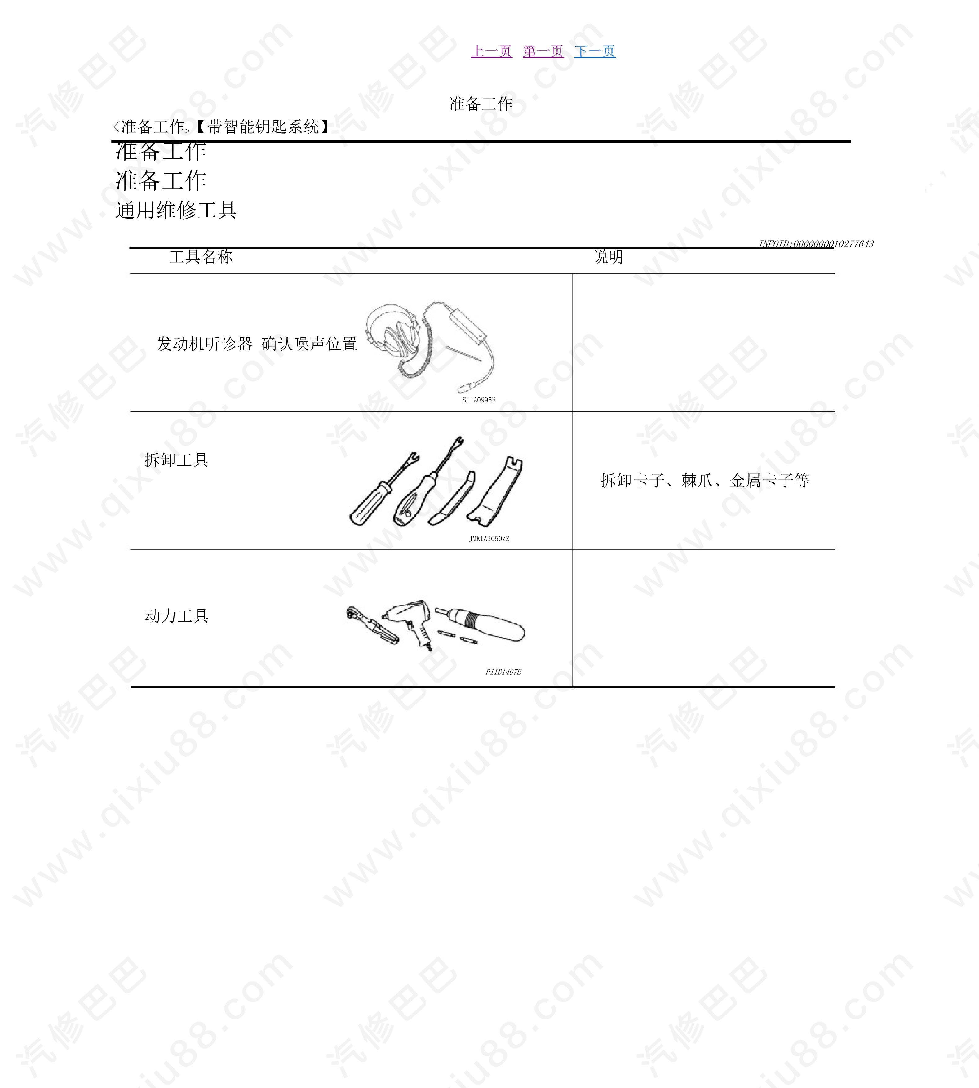 郑州日产NV200门和锁维修和线路图手册 拆卸和安装