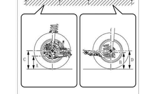 丰田威驰悬架系统维修手册资料 前轮定位 减振器拆卸