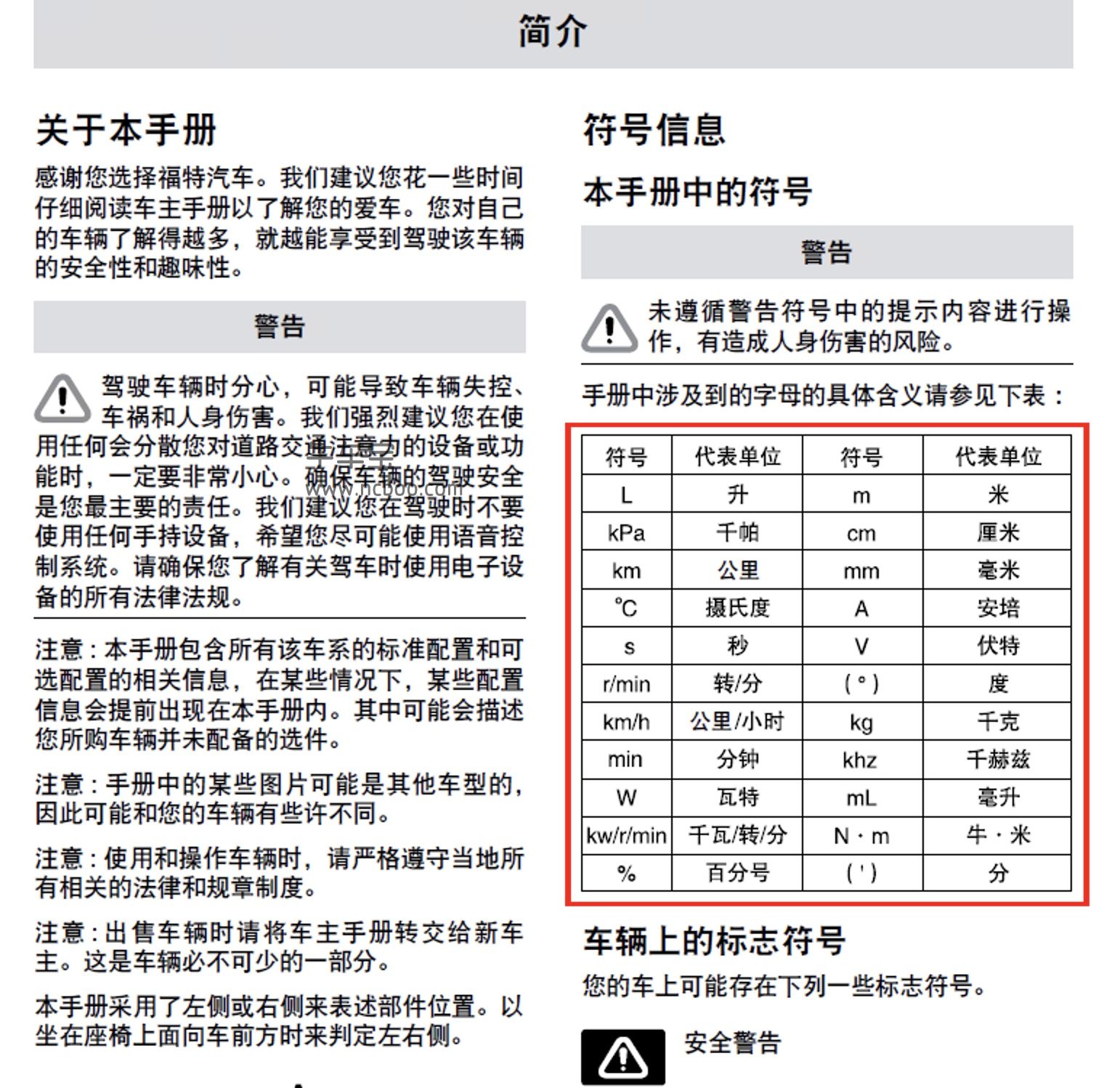 2021款福特锐界PLUS车主手册-产品使用说明书pdf电子版下载