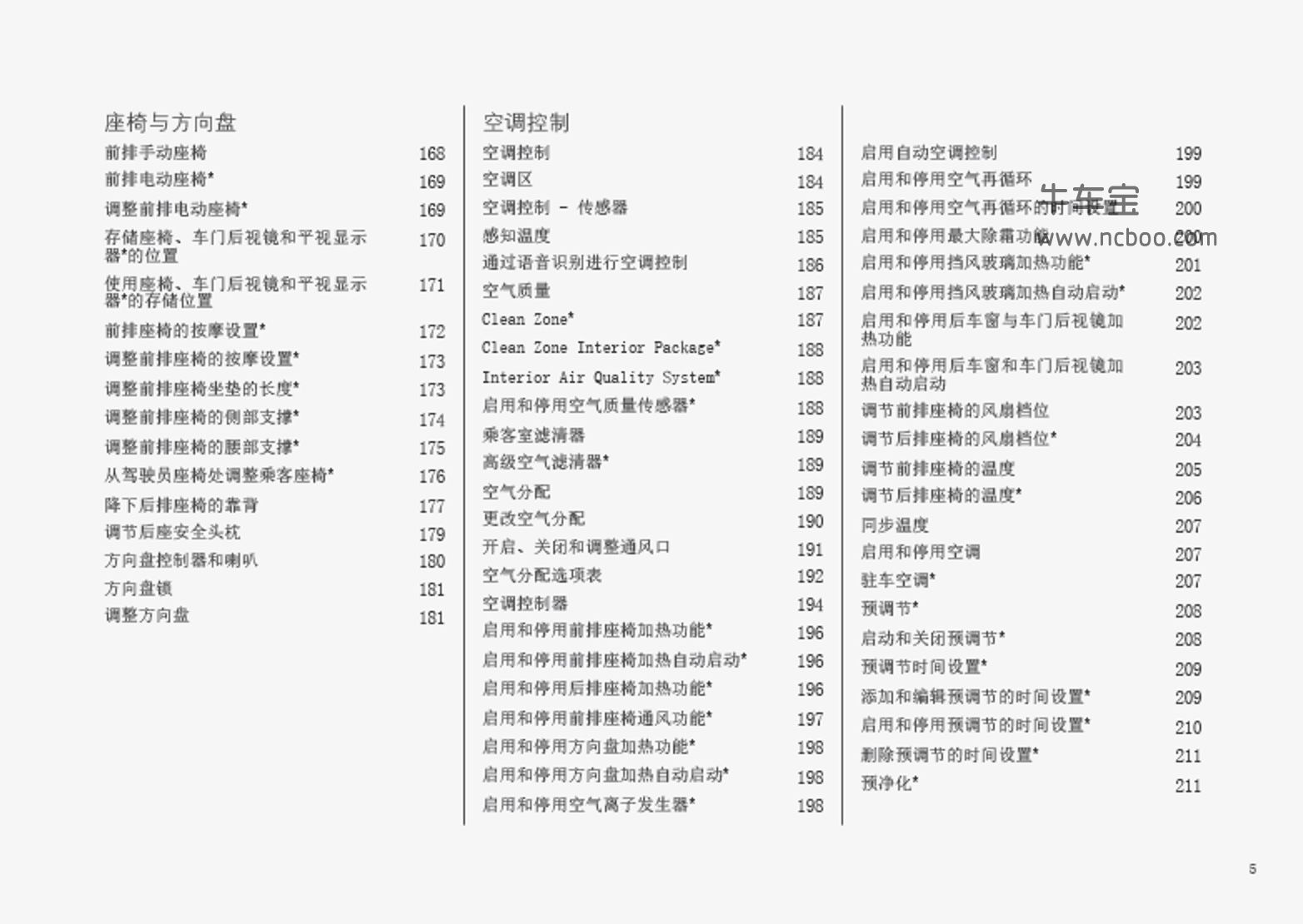 2020款沃尔沃V90 Cross Country产品使用说明书pdf车主手册下载